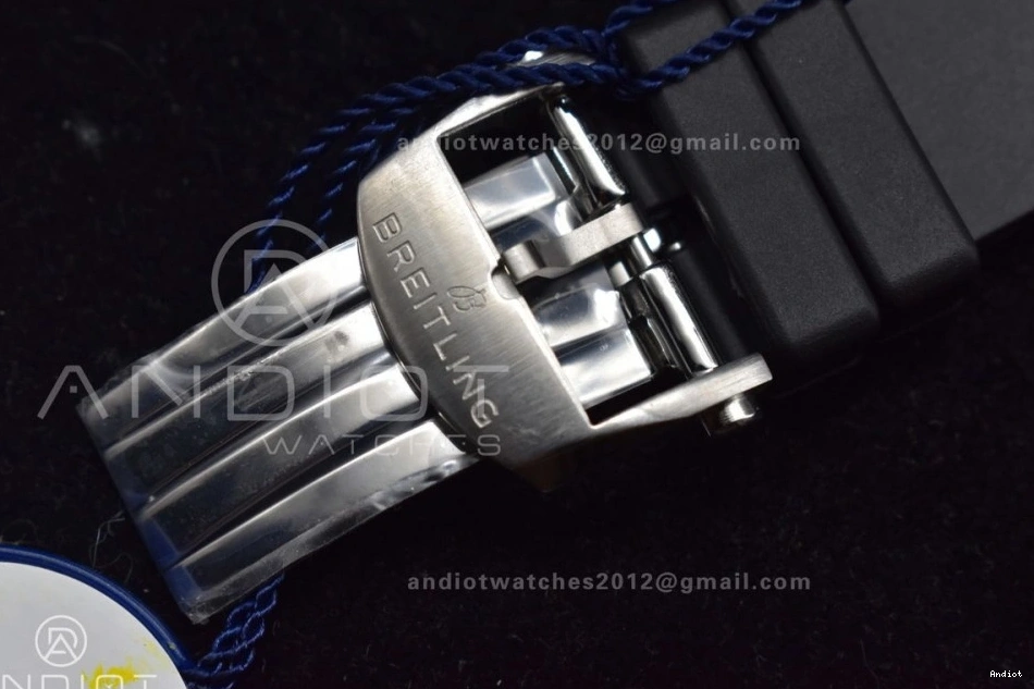 L-Silver 1:1 Navitimer BLS Version 43mm Best LE A7750 SS Chrono B01 Blk 0801